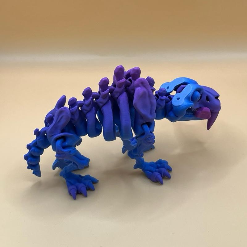Flexi Factory sabre tooth tiger skeleton