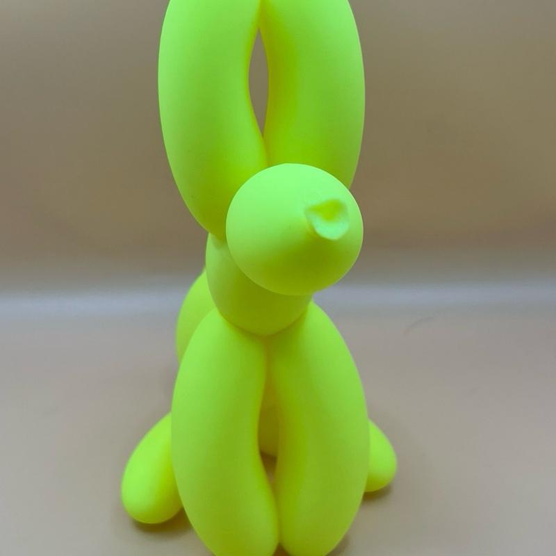 Enique 3d printed balloon style dog statue figurine
