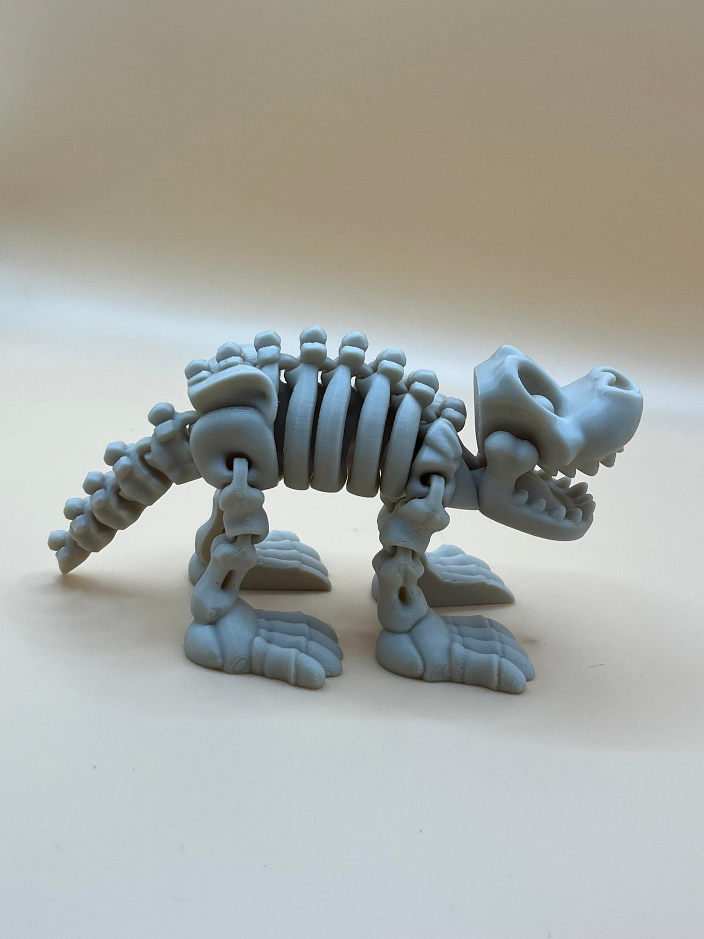 Printverse 3d printed skeleton dog figurine statue