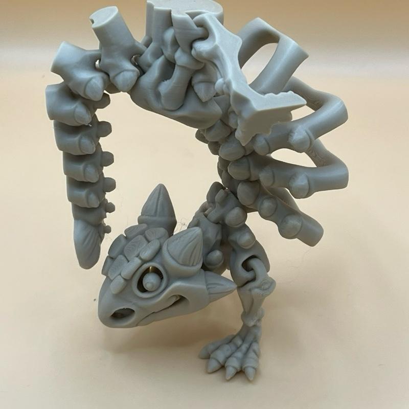 Flexi Factory ankylosaurus dinosaur skeleton