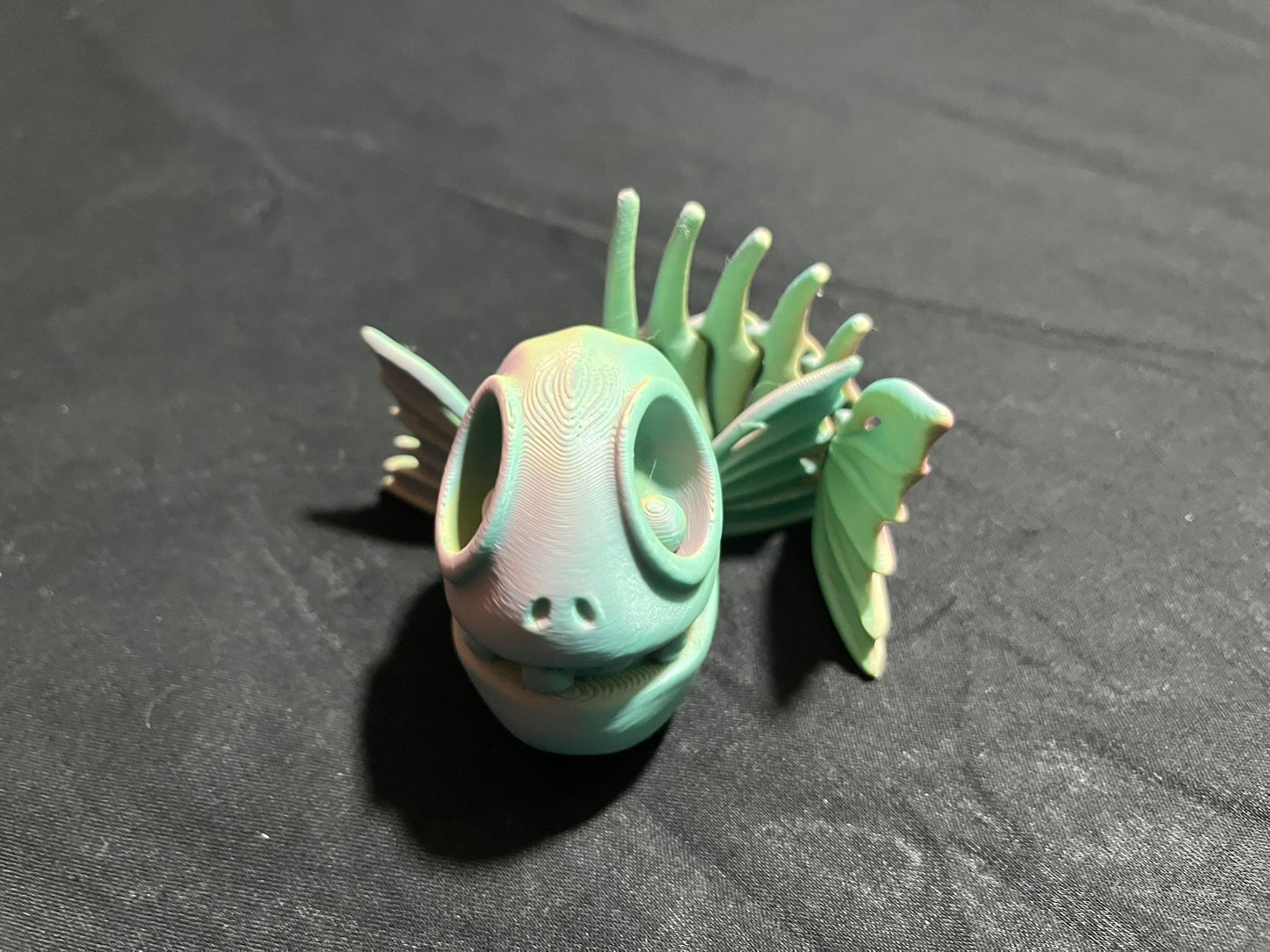 Flexi Factory Fish skeleton 3d printed figurine