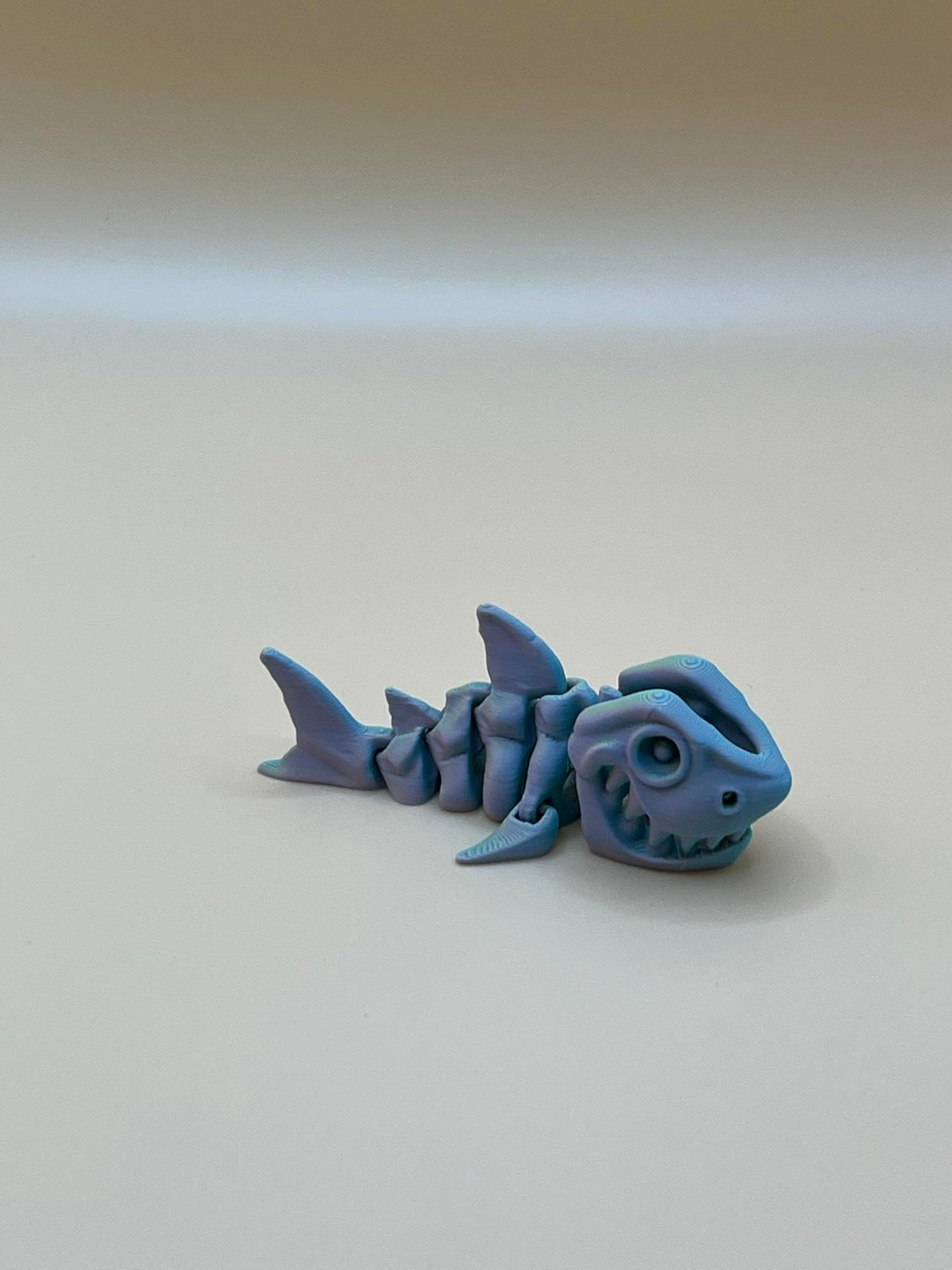 Flexi Factory Mini Shark skeleton 3d printed figurine