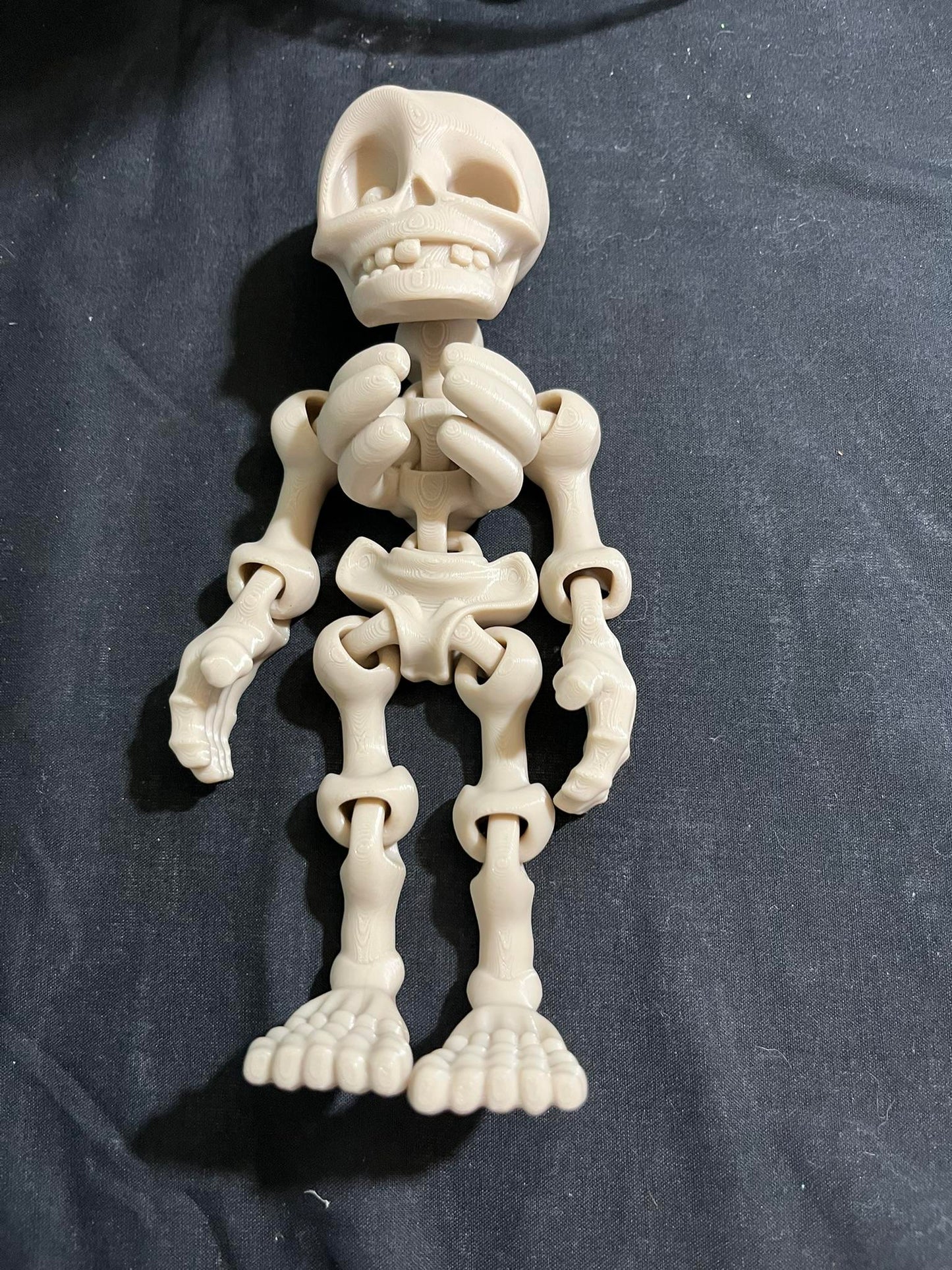 Flexi Factory Articulated Skeleton 3D Printed Figurine