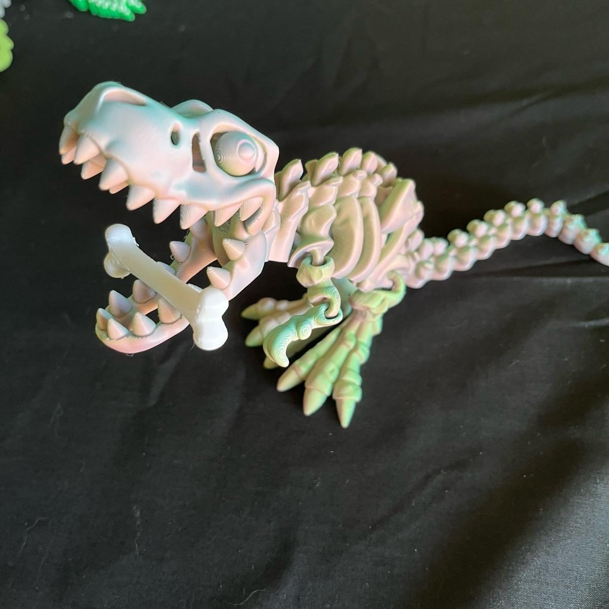 Flexi Factory TRex Dinosaur skeleton