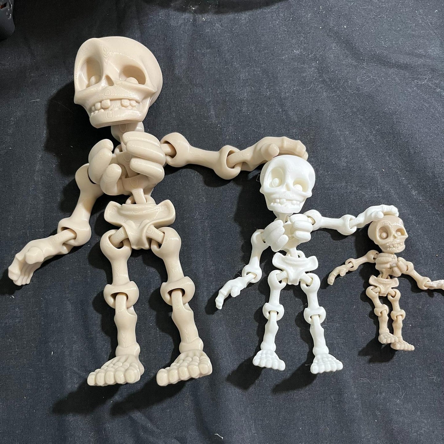 Flexi Factory Articulated Skeleton 3D Printed Figurine