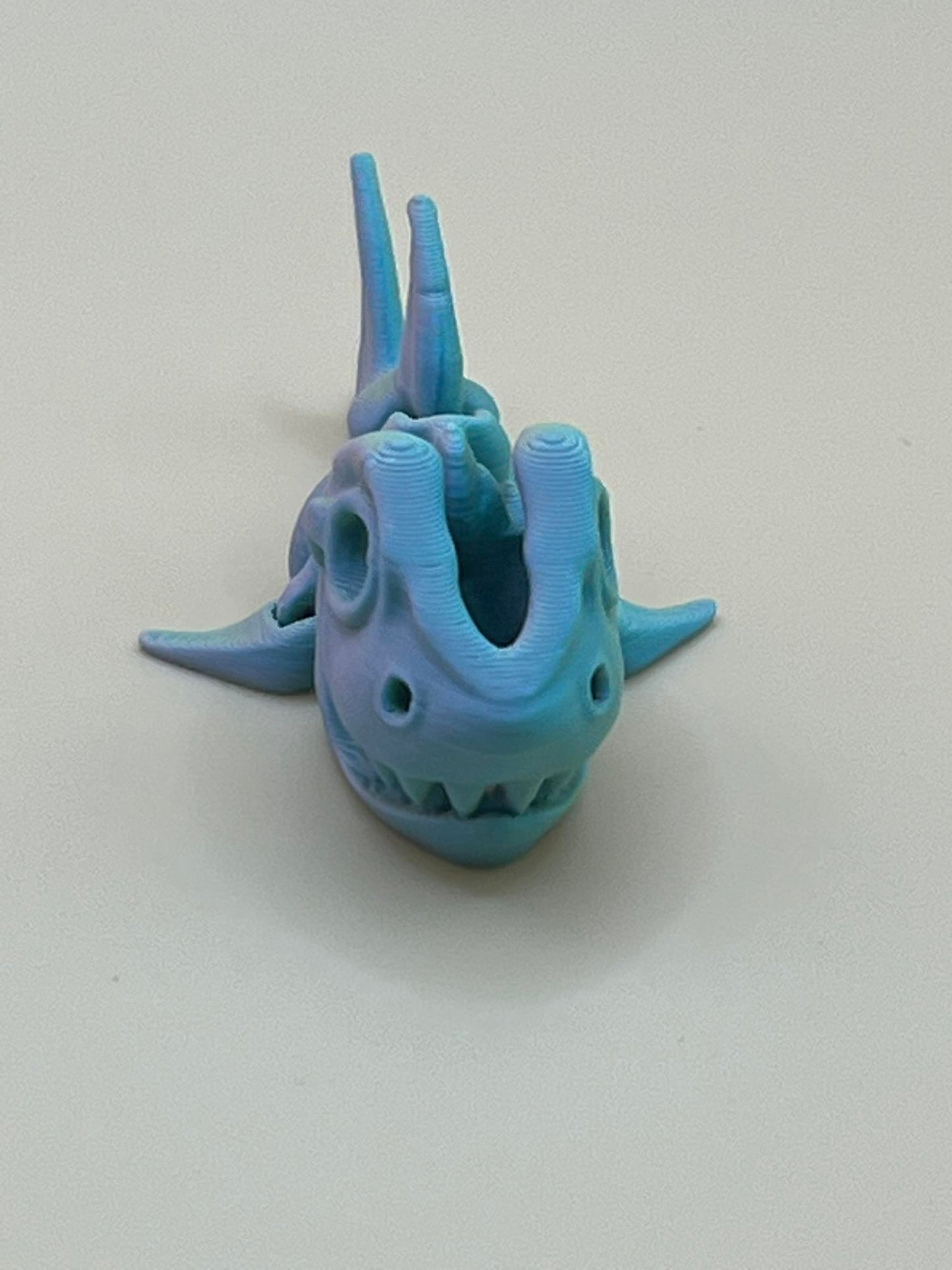 Flexi Factory Mini Shark skeleton 3d printed figurine