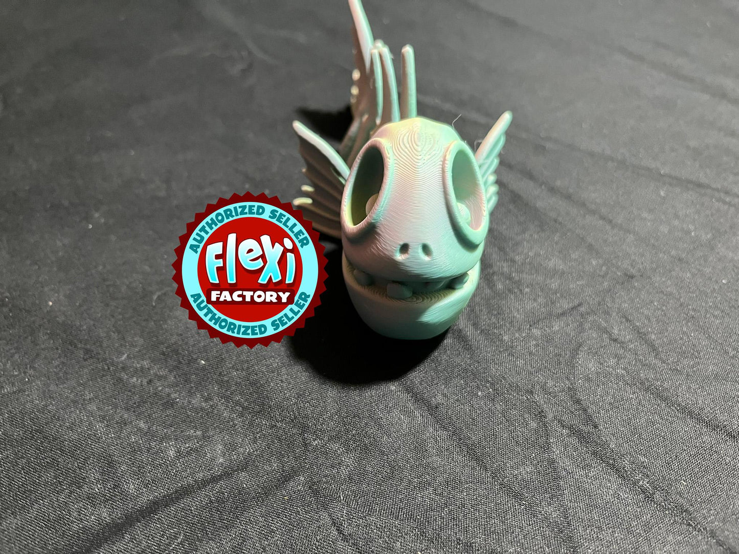 Flexi Factory Fish skeleton 3d printed figurine