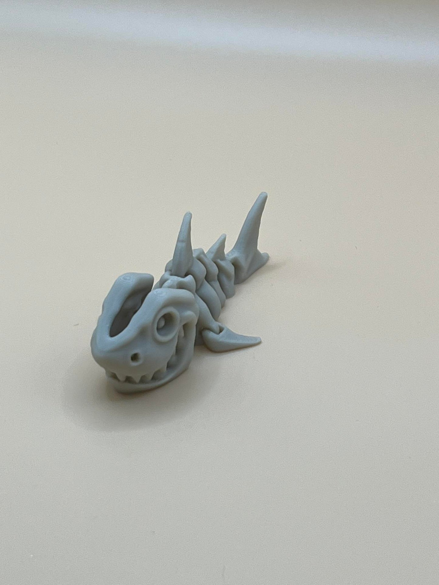 Flexi Factory Mini Shark skeleton 3d printed figurine