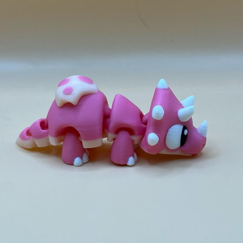 3DGOB tiny dinosaurs Trex triceratops Brontosaurus - 3d printed figurine