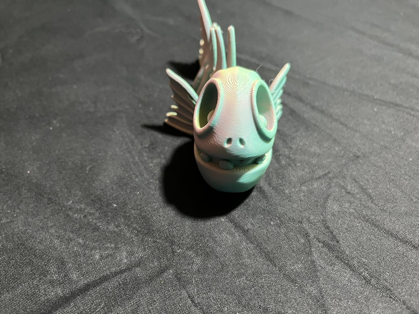 Flexi Factory Fish skeleton 3d printed figurine