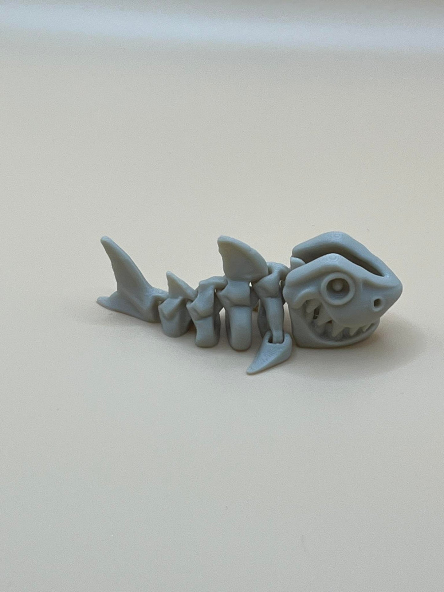 Flexi Factory Mini Shark skeleton 3d printed figurine