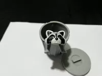 Mcgybeer 3d printed raccoon fidget